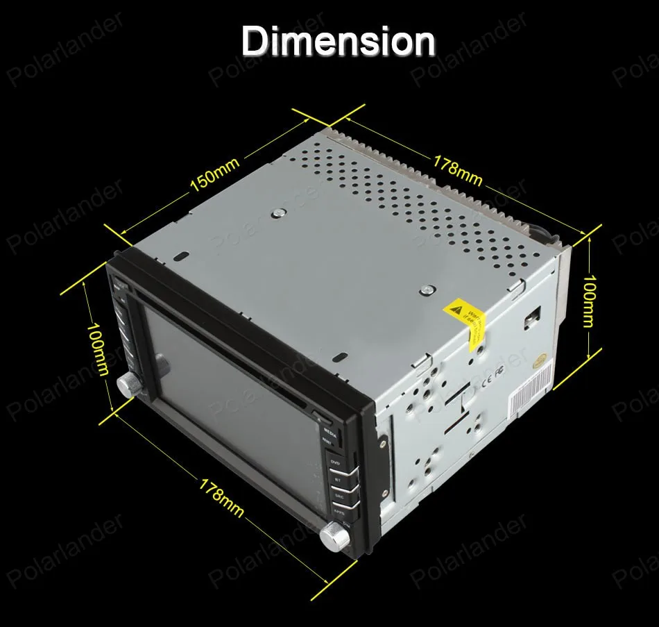 Четырехъядерный 4 дюйма Android универсальный 2 Din автомобильный DVD мультимедийный