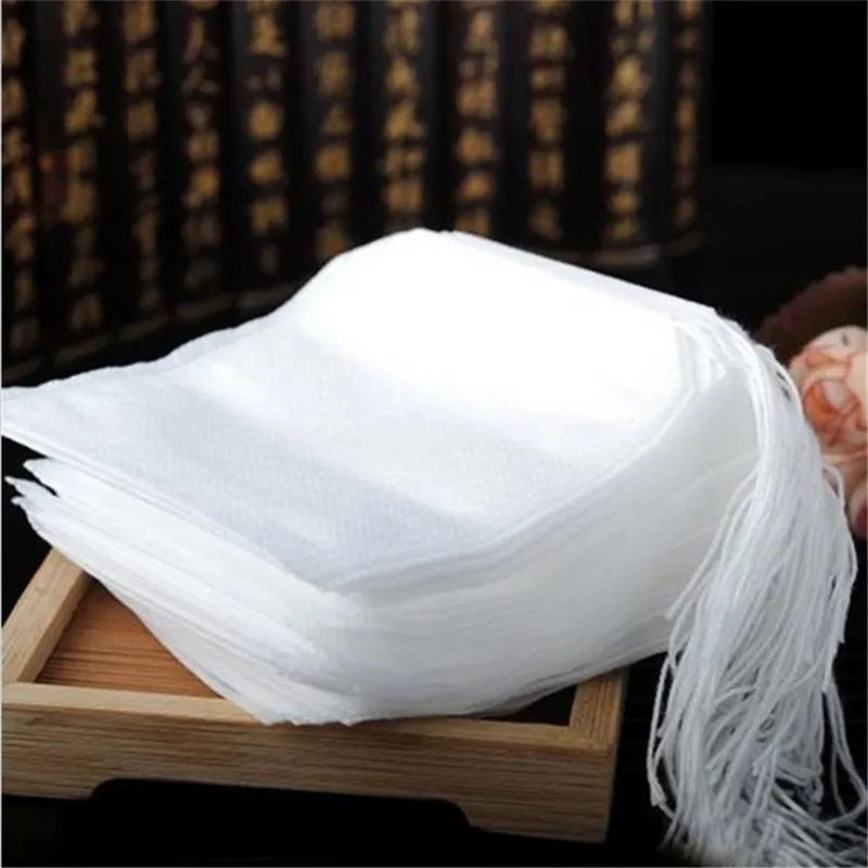 

100 Pcs 5*7CM Kitchen Accessories Seal Filter Cooking Teabags Spice Tea Bags Empty Scented Drawstring Pouch Bag Kitchen Gadgets