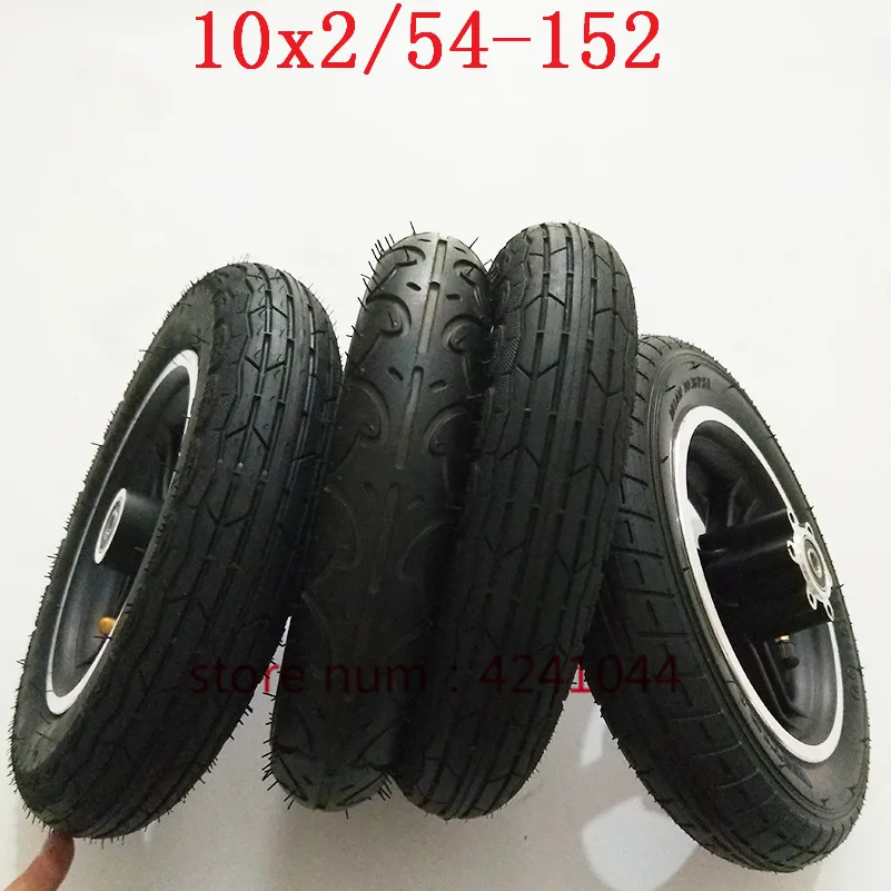 54-152/10x2 шины 10x2. 0 внутренняя труба шины с 10''alloy rim hub для электрического автомобиля баланса, детская коляска 10x2 Электрический Скутер колеса