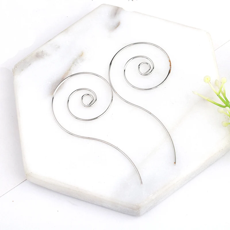 2019 серьги кованые ручной работы для Для женщин длинные висячие модные простое