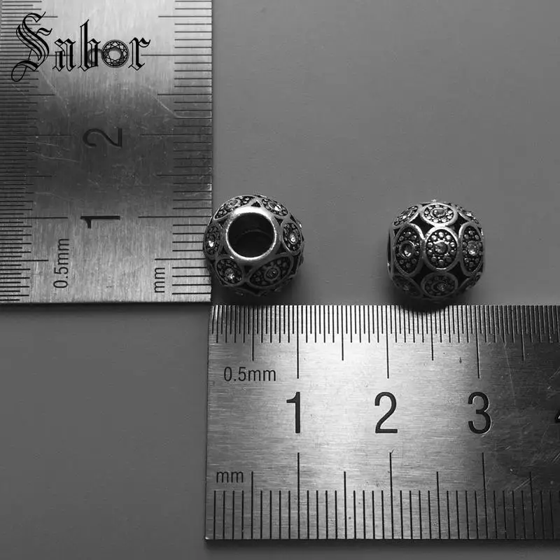 Женские бусины сделай сам в стиле арт-деко черные ювелирные изделия серебра 2020