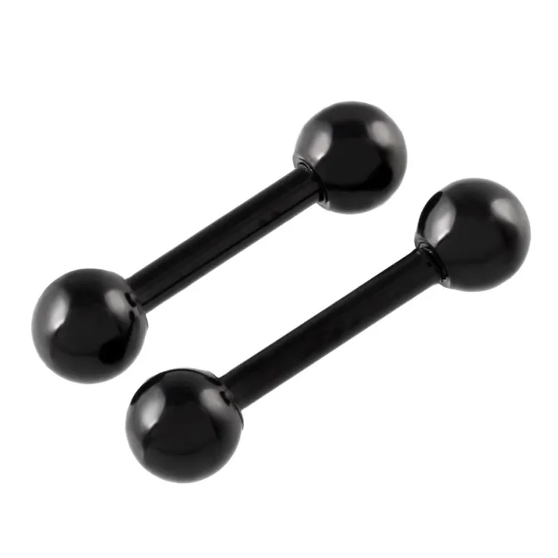 Пирсинг языка, Oreja,, 2 шт., титановые языковые кольца, Промышленные Штанги, хрящи, серьги, ушные утяжелители, ювелирные изделия для тела