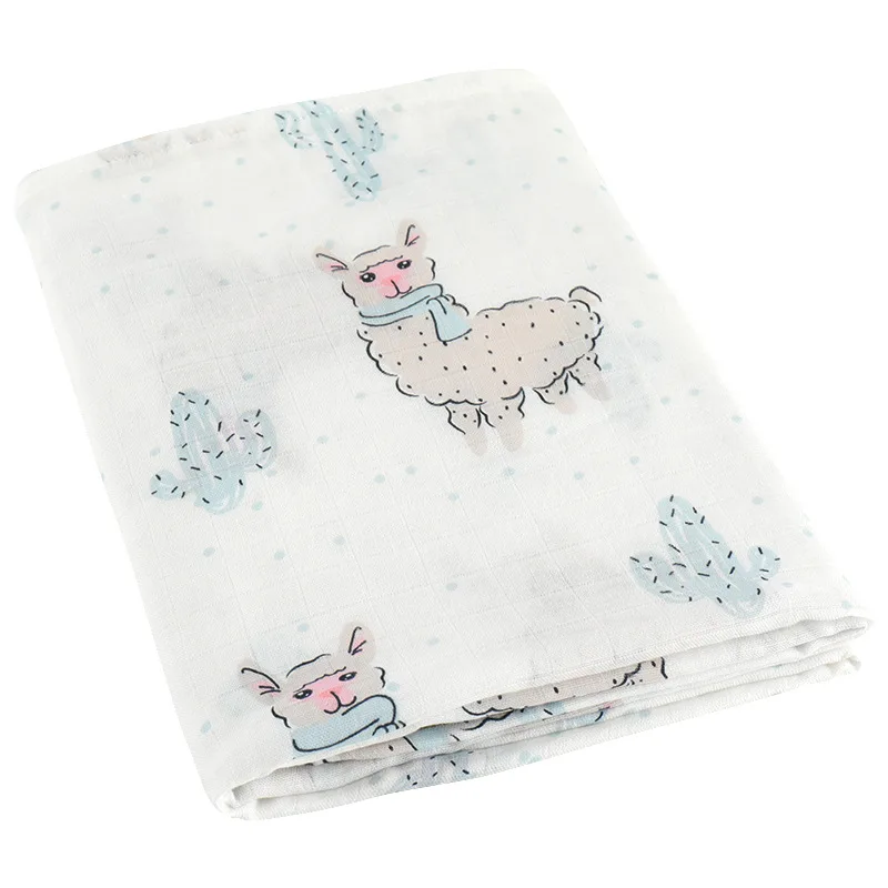 Bamboo Cotton Sheep Одеяло для новорожденных, супер мягкое, бамбуковое, хлопковое, муслиновое, детское, Пеленальное, покрывало для младенцев, детское банное полотенце - Цвет: Bamboo Cotton Sheep