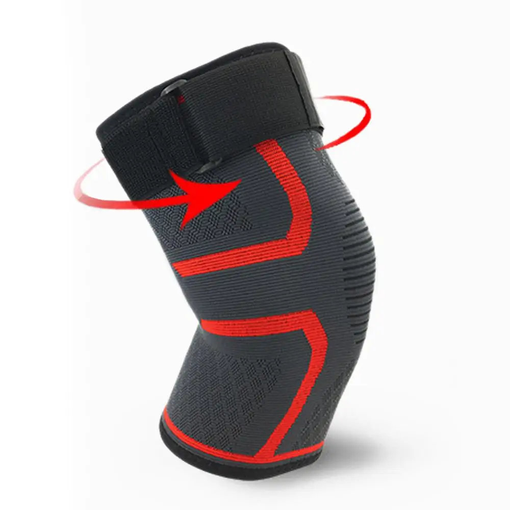 

1Pc Crossfit Knee Pads For Sports Brace Support Protector Basketball Volleyball Kneepad Compression Breathable Strap Knee Sleeve