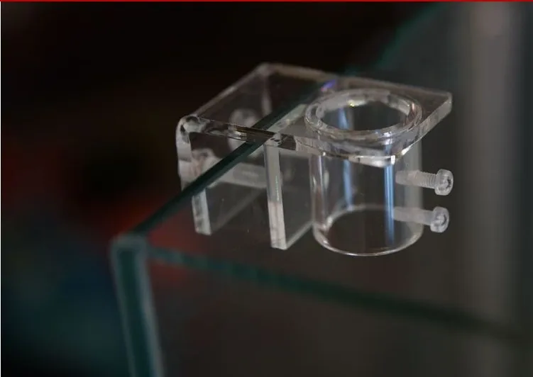 2 шт. акриловый зажим для аквариумного шланга держатель трубки Зажим крепления