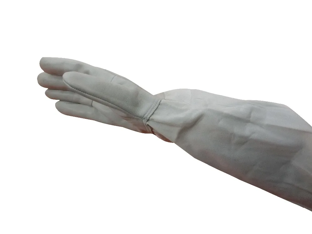 

1 pair beekeeping protective gloves sheepskin breathable professiional Anti bee for Apiculture beekeeper beehive