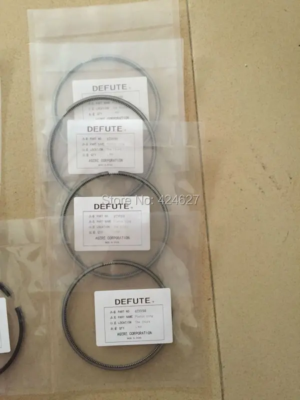 

2016 New Piston Ring 4TNV98 A Set of 12 Pieces