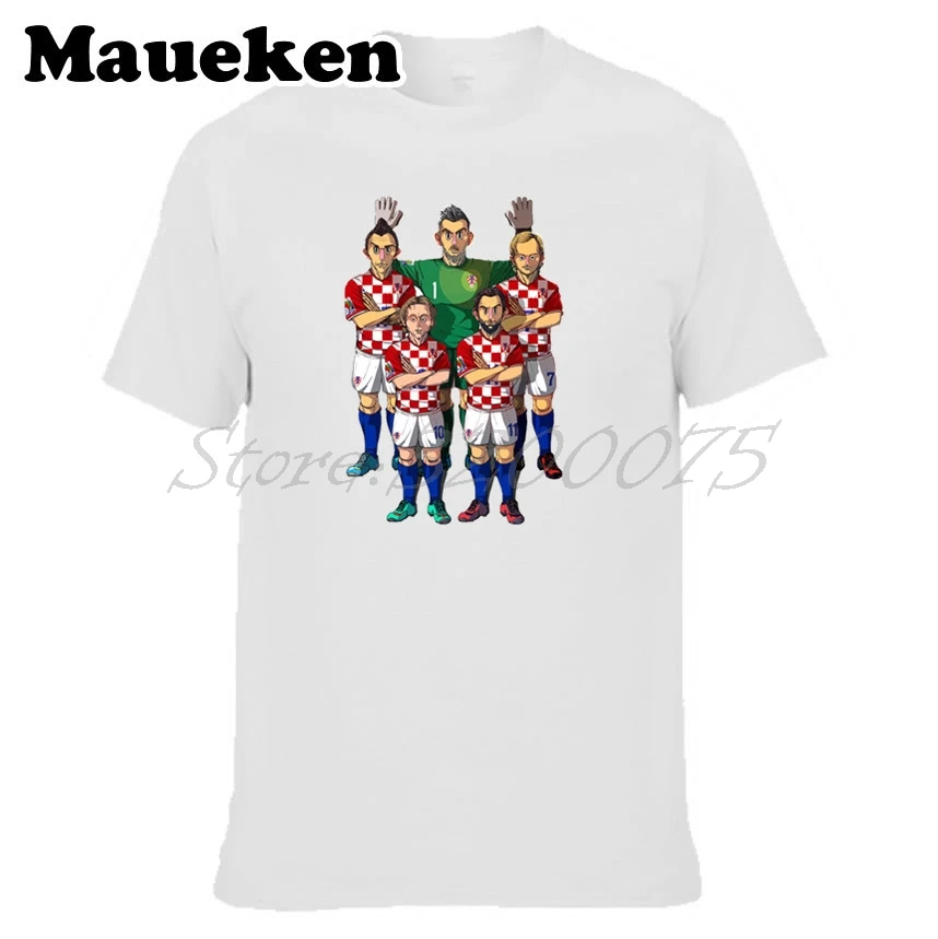 Мужская футболка с принтом из мультфильма легенды Mario Mandzukic Ivan Rakitic Danijel Subasic Darijo Srna
