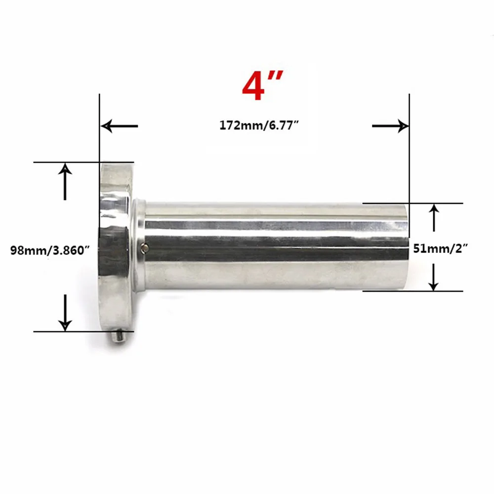 Универсальный автомобильный глушитель CNSPEED выхлопной трубы 85 мм = 3 5 дюйма 98 4 110