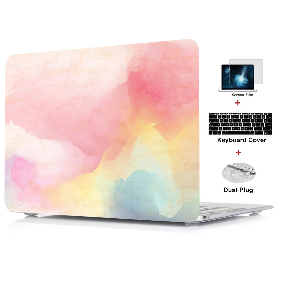 Чехол с мраморным узором для Apple Macbook Air 11 6 13 3 Pro 12 15 дюймов 2019|Сумки и чехлы