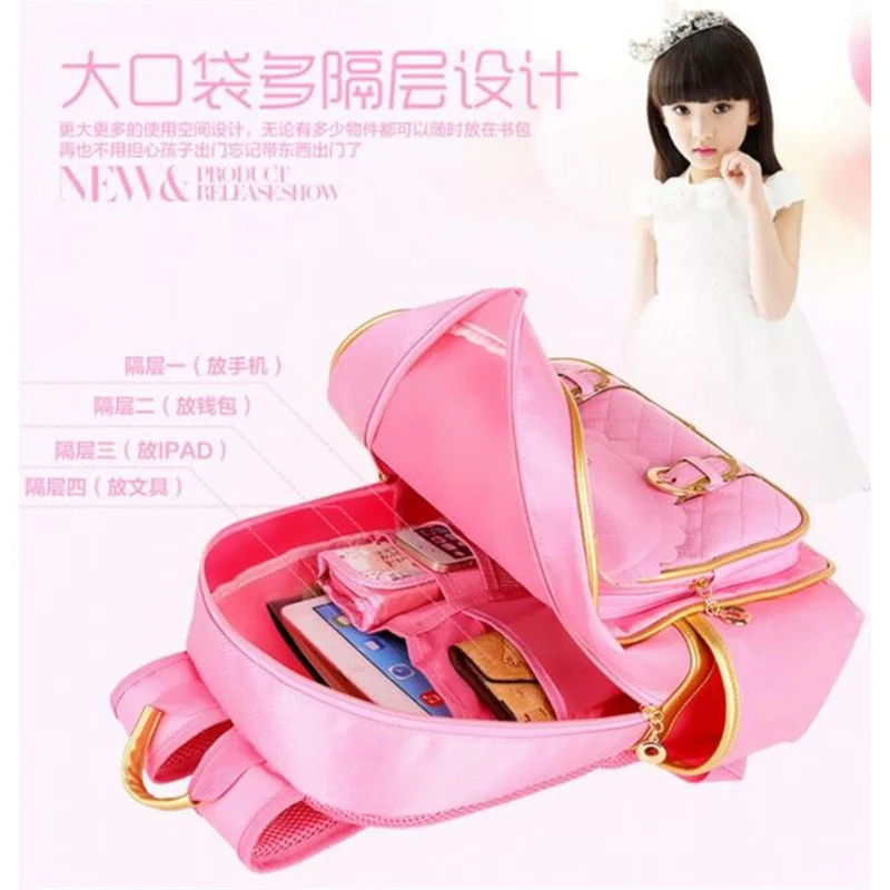 Лидер продаж школьный ранец из нейлона и искусственной кожи для девочек детский