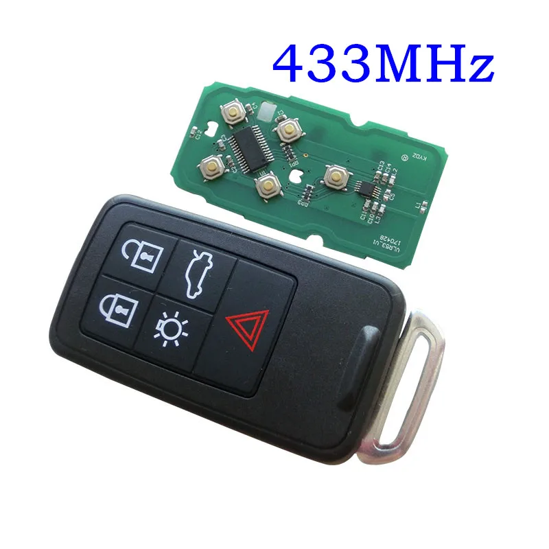 5 кнопок умный дистанционный ключ для Volvo XC60 S60 S60L V40 V60 434mhz ID46 чип|Ключ от авто| |