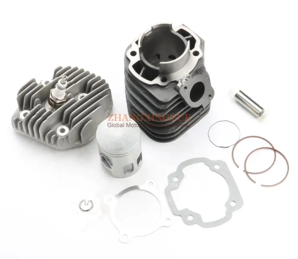 Small set of cylinde 100cc комплект цилиндров и коленчатый вал и прокладка цилиндра и Головка блока цилиндров для YAMAHA BWS100 AEROX100 NEO'S 100 AXIS100 4VP 52 мм/14 мм - Цвет: Small set of cylinde