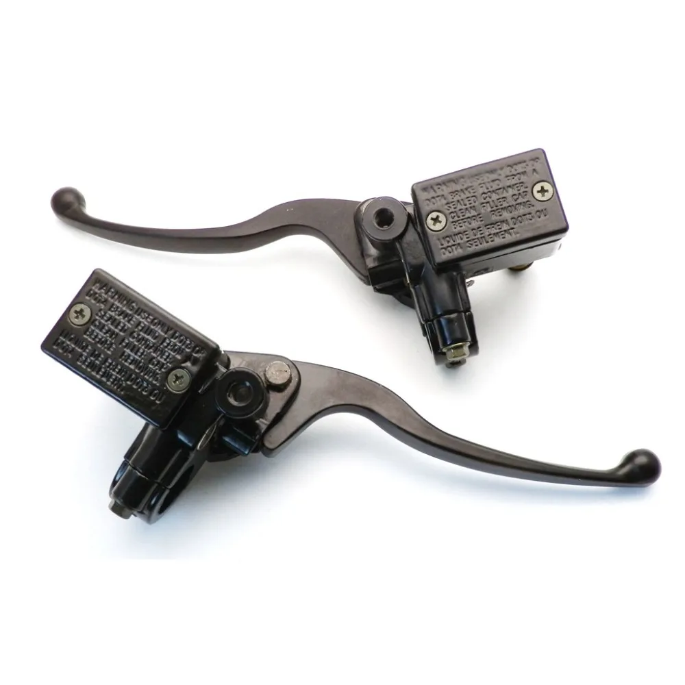 

Pair of Master Cylinder Brake Lever For GY6 139QMB 50cc 80cc 125cc 150cc SCOOTER Moped ATV PARTS Fit 7/8" (21mm) Handle Bar