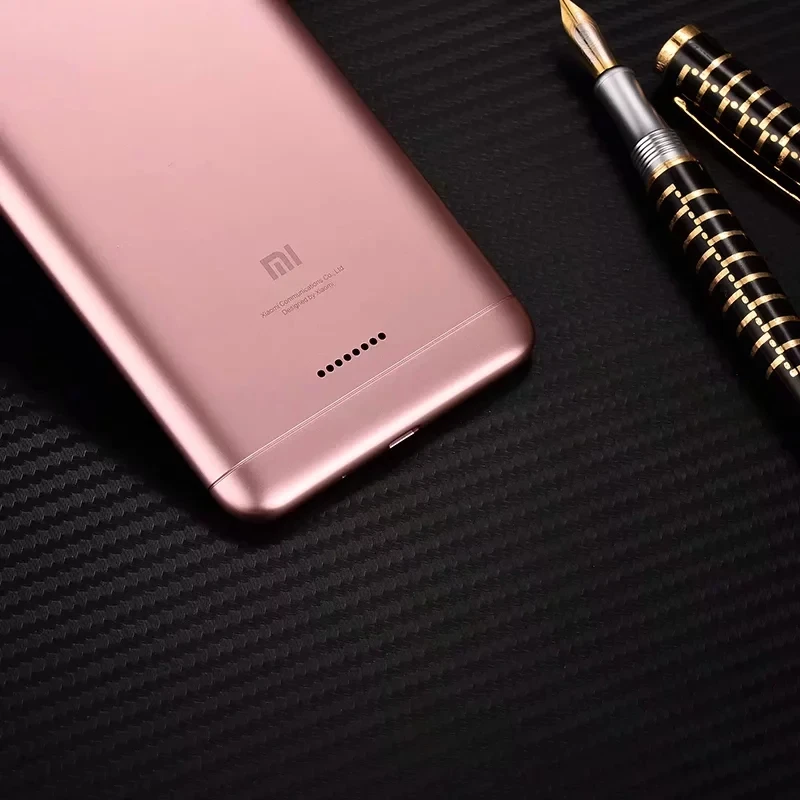 Корпус для Xiaomi Redmi 6A Redmi6A, Пластиковая Задняя крышка на батарейке, запасные части, чехол с кнопками, объектив камеры