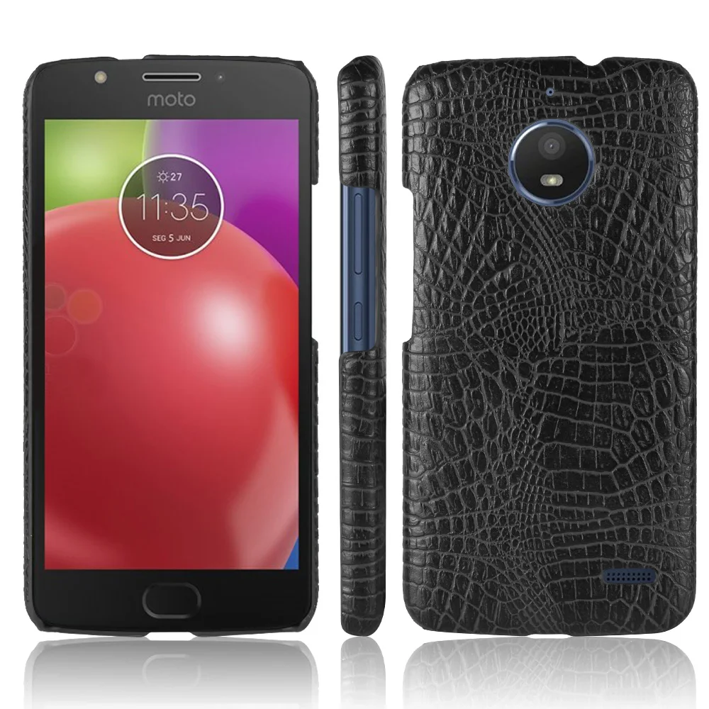 Роскошный защитный чехол из искусственной кожи для Motorola MOTO E4 Plus | Мобильные