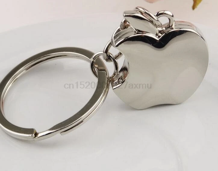 100 шт Новинка сувенирная металлическая цепочка для ключей от Apple креативные