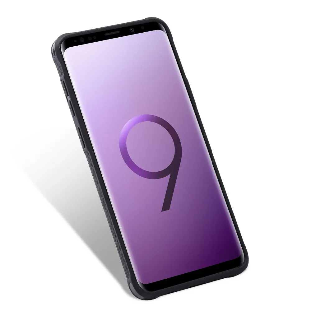 Чехол Haissky из искусственной кожи в стиле ретро для Samsung S8 S9 магнитный