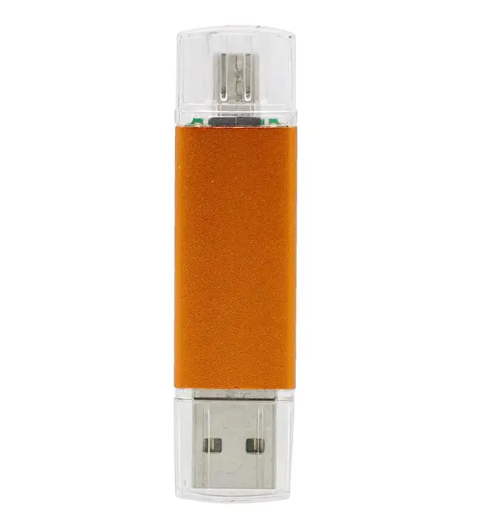 gold Смартфон, планшет, ПК, USB флеш-накопитель, 32 ГБ, флешка, 16 ГБ, двойная ручка, 8 ГБ, OTG, внешняя USB флешка, 64 ГБ, карта памяти - Цвет: gold