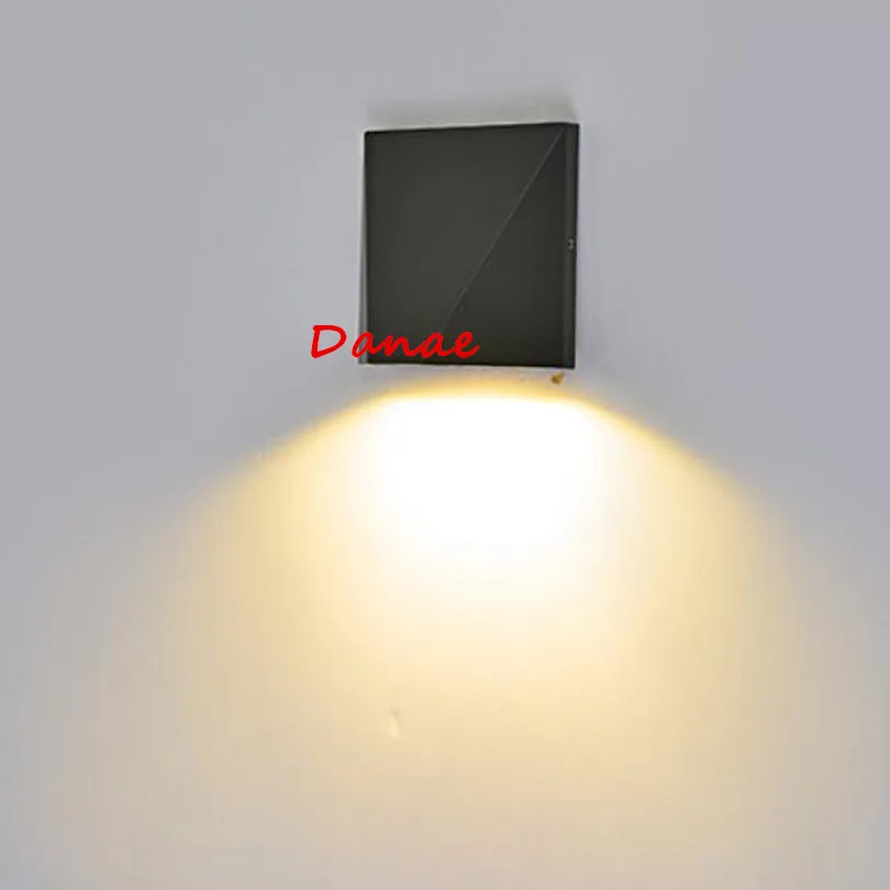NEW 7W COB LED Wall Lamps Dimmable AC110V 220V Waterproof Light for Garden Yard Corridor Porch light Free Shipping | Лампы и освещение