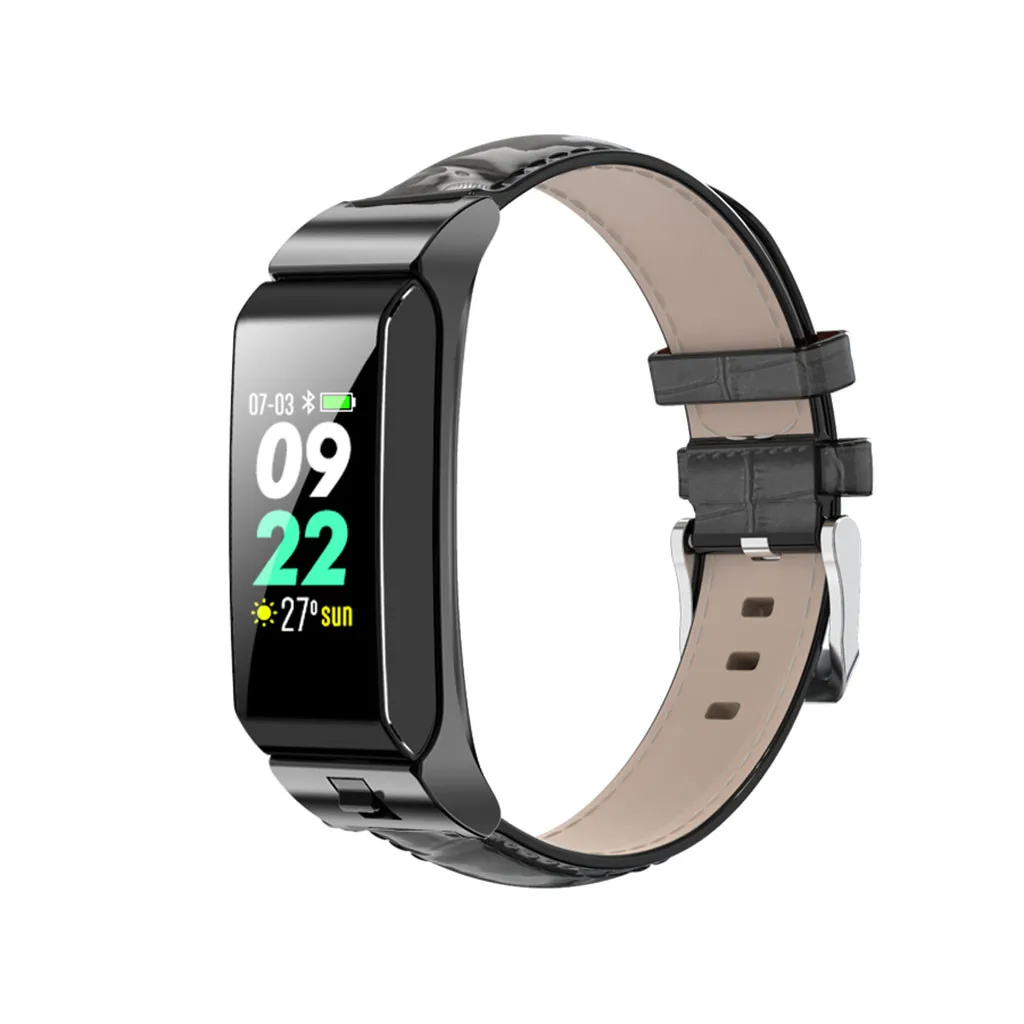 Умный Браслет AI голосовое управление наручные Bluetooth наушники отдельные звонки