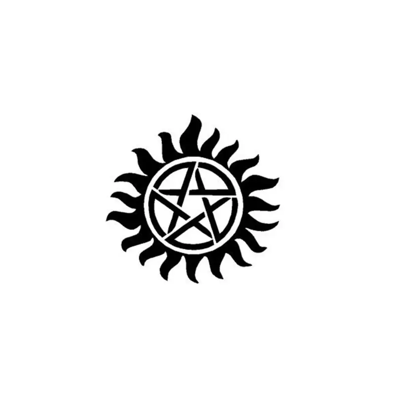 Крутая наклейка суперnatural Anti possession тату Виниловая для Авто/мотоцикла/ноутбука 13