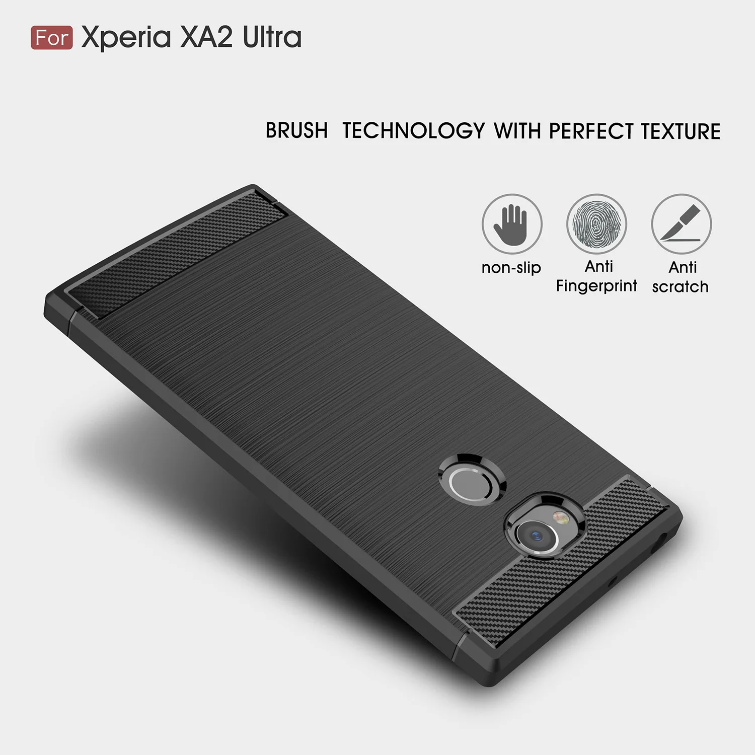 Ударопрочный кожаный чехол с полным покрытием для Sony Xperia XA2 Ultra XZ2 Compact L2