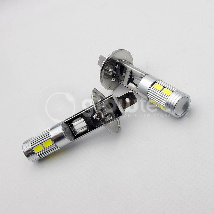 Оптовая продажа 10 шт. H1 SMD 10SMD яркая 5630 Автомобильная противотуманная фара лампа