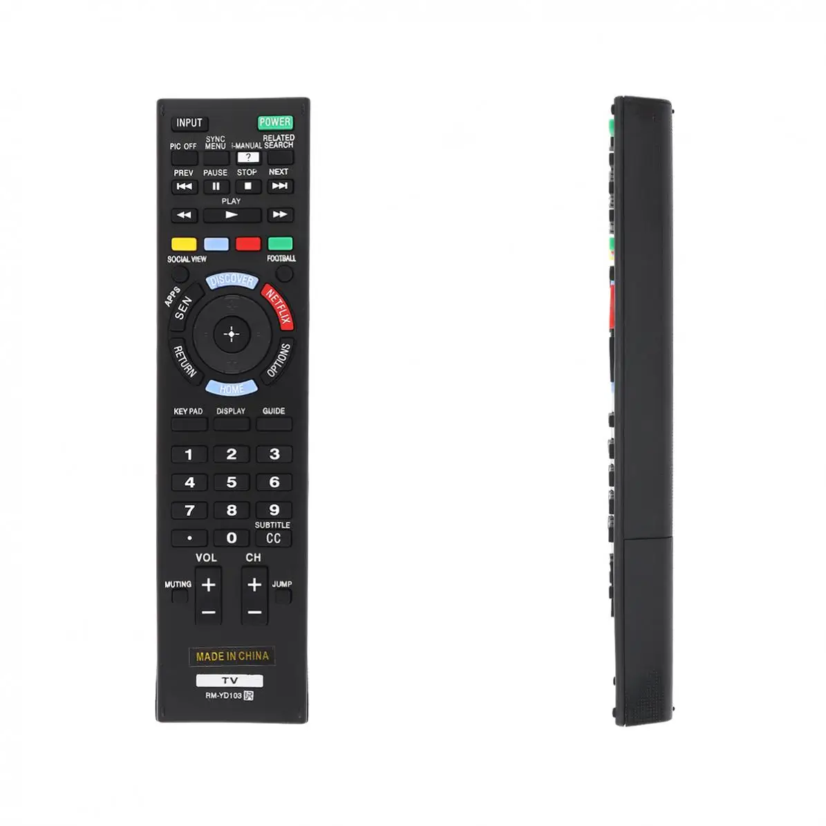 ABS ИК 433 МГц Замена ТВ дистанционного Управление подходит для Sony RM YD103 / KDL 40HX750 46HX750