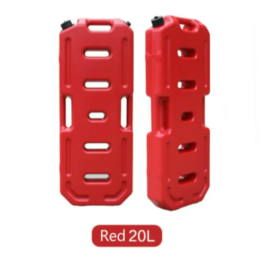 Red-20L 20л литровый топливный бак бензин дизель анти-статические пластиковые бензиновый баррель грузовик автомобиль внедорожник Джерри может спасать противоскользящие доски Jerrycan - Цвет: Red-20L