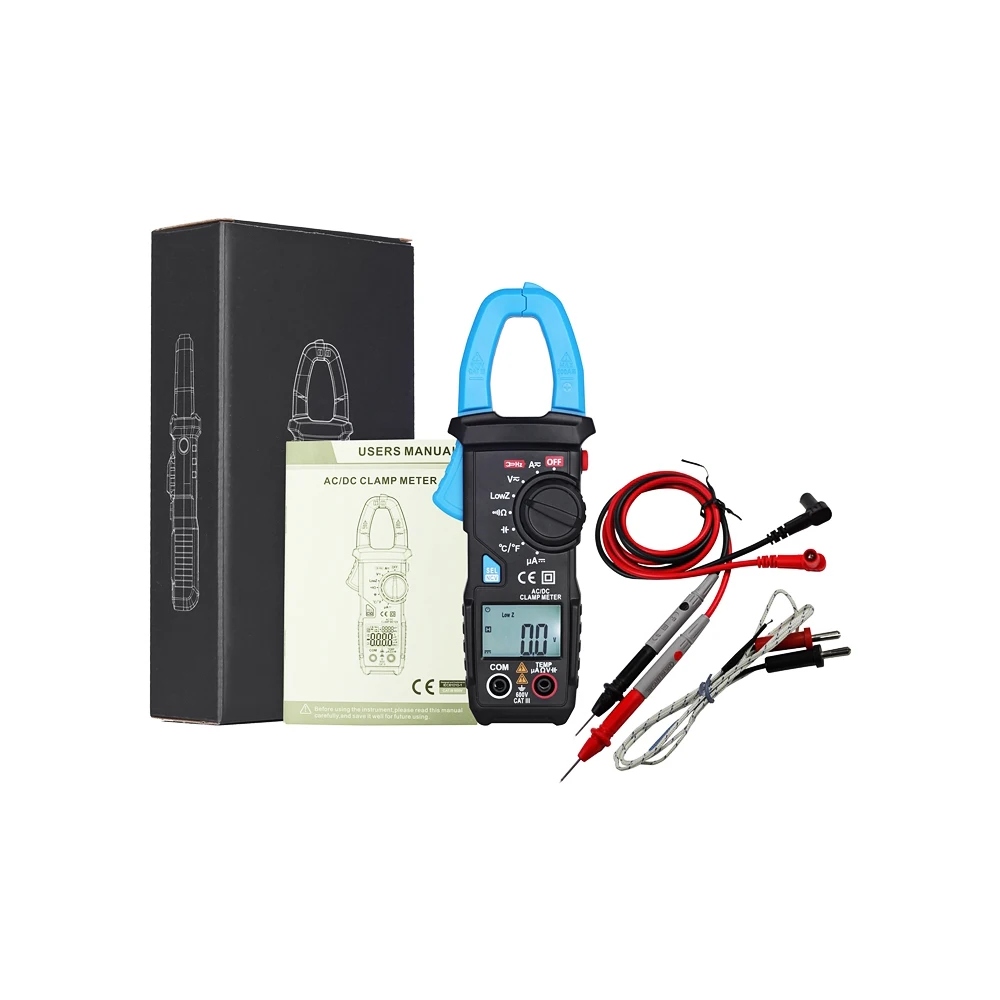 Bside UT203 мультиметр Цифровой клещи AC/DC вольтметр Вольт амперные характеристики