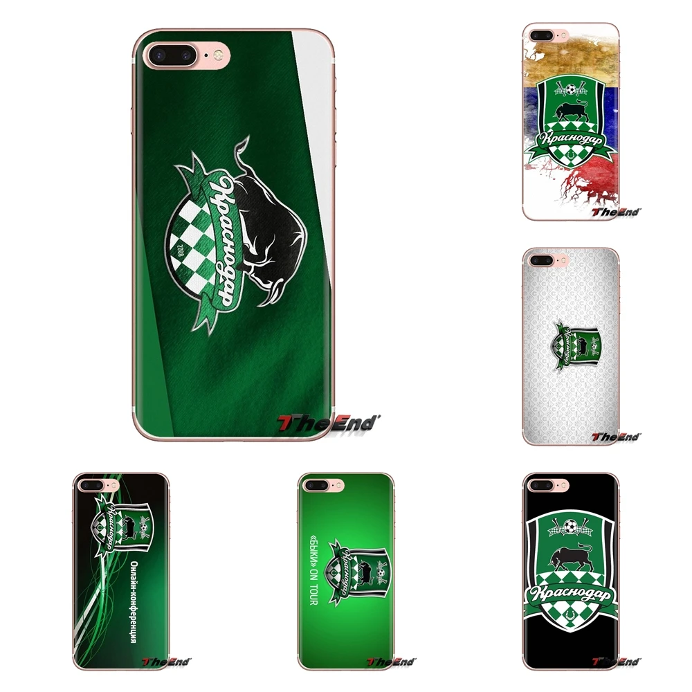 Футбольный клуб FC Krasnodar Byki мягкие чехлы из ТПУ для Xiaomi Mi3 Samsung A10 A30 A40 A50 A60 A70 Galaxy S2 Note