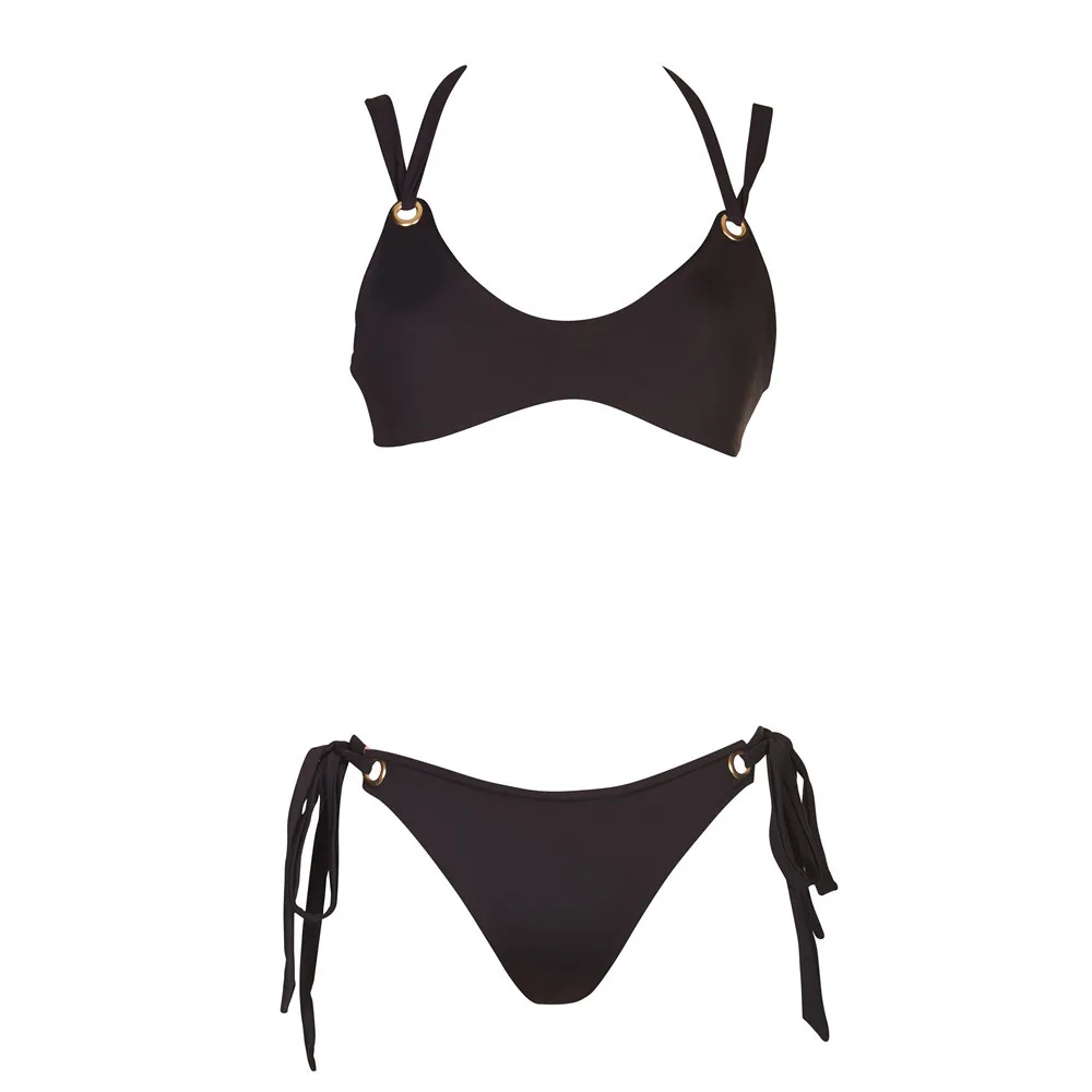 Женский бикини пуш-ап розовый biquine feminino praia сексуальные g купальники-стринги