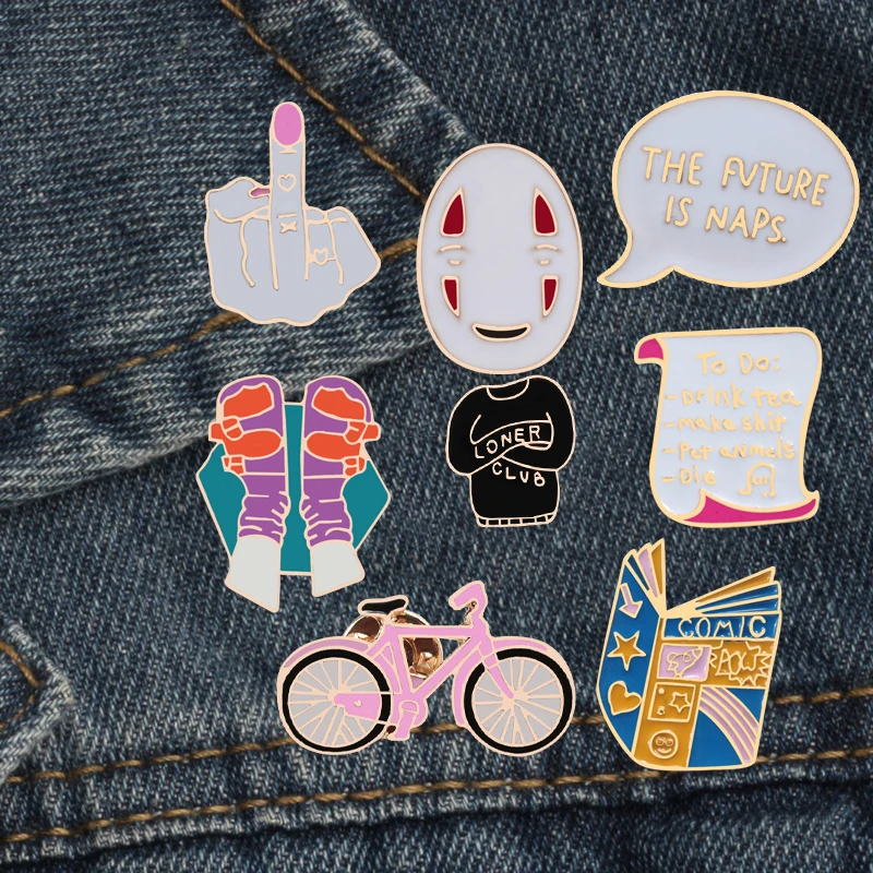 Эмалированные броши-булавки для женщин и мужчин 15 стилей | Украшения аксессуары