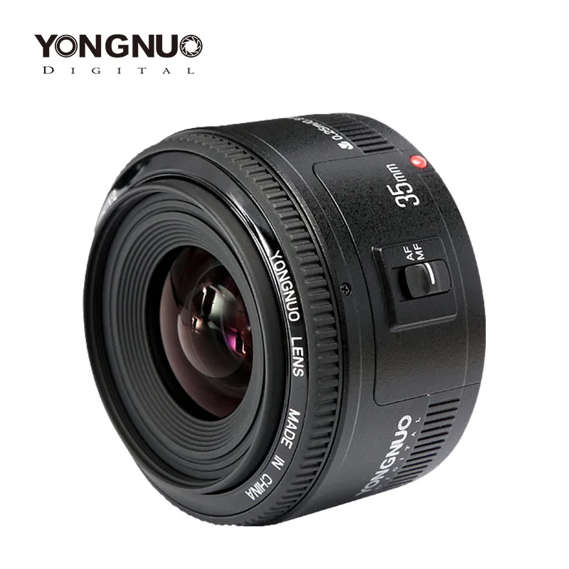 Объектив Yongnuo 35 мм YN35mm F2 1:2 широкоугольный объектив с большой диафрагмой