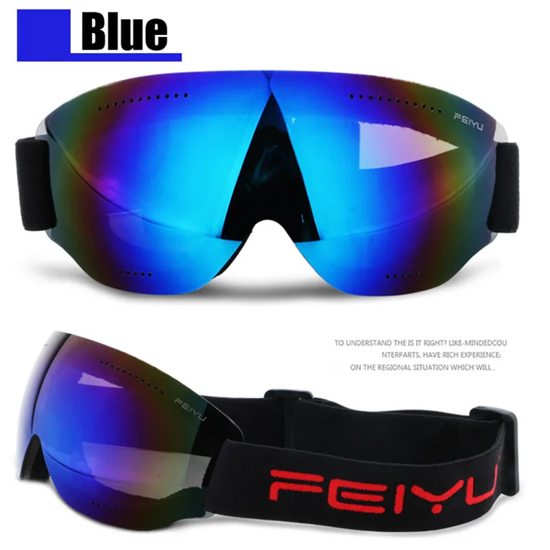 Kids Adult Ski Goggles Snowboard Anti-fog Gafas Motocross men/women Sport Snow Skating | Спорт и развлечения