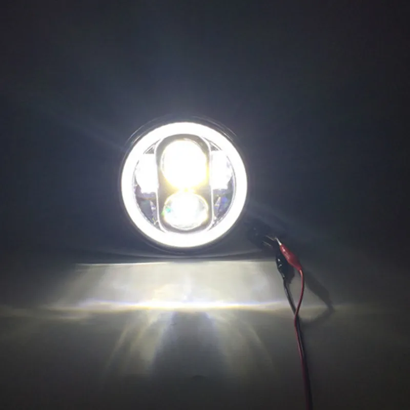 Фара мотоциклетная с ангельскими глазами 5 75 дюйма 3/4 |