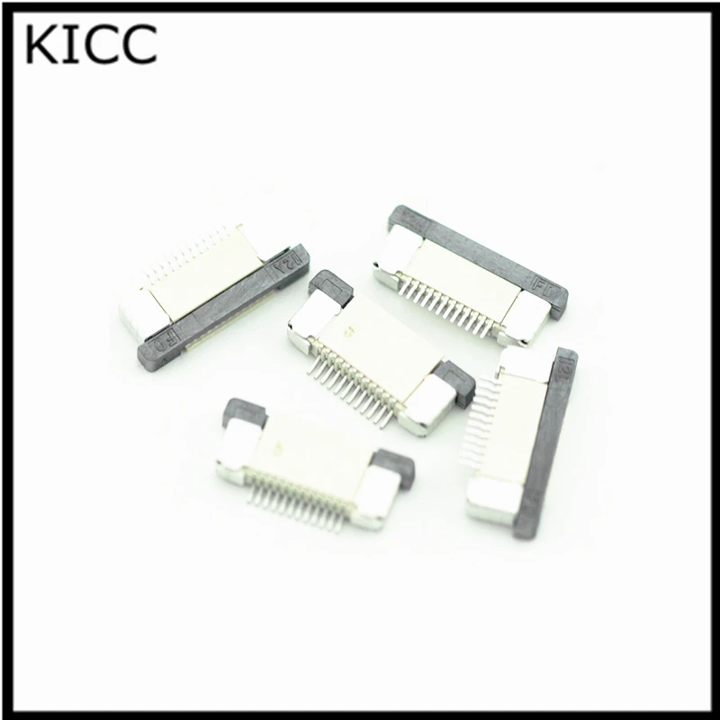 

10Pcs FPC FFC Connector cable socket 0.5MM 5Pin Drawer type Top contact
