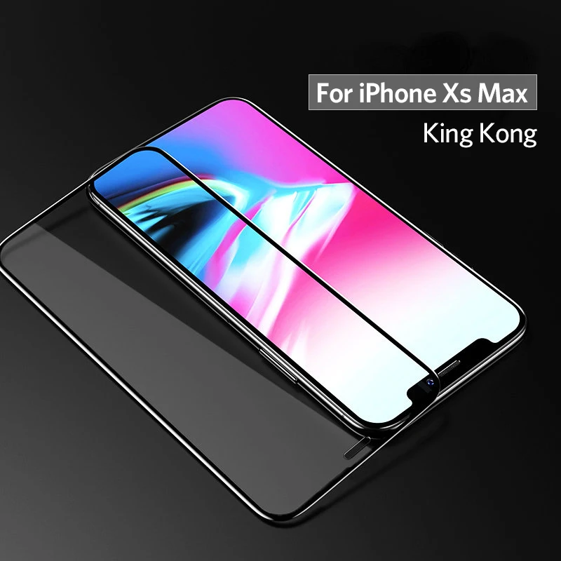 For iphone Xs Max Benks X PRO+ King Kong 10H 9D HD защита экрана изогнутая поверхность защитная пленка из закаленного стекла для iPhone X Xs Max XR - Цвет: For iphone Xs Max
