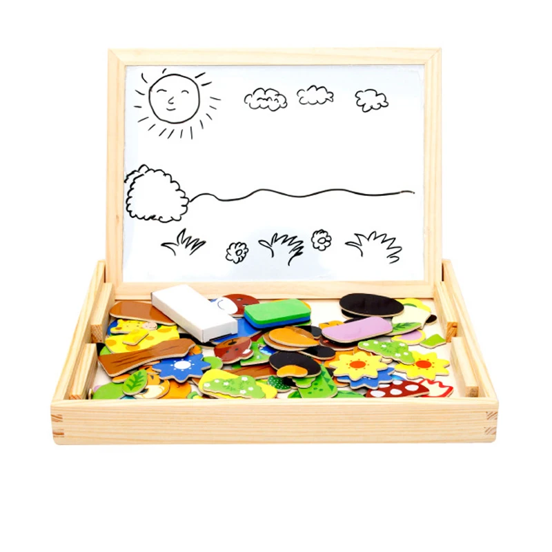 Доска для рисования деревянная магнитная 2 вида|drawing board|board woodwooden drawing board |