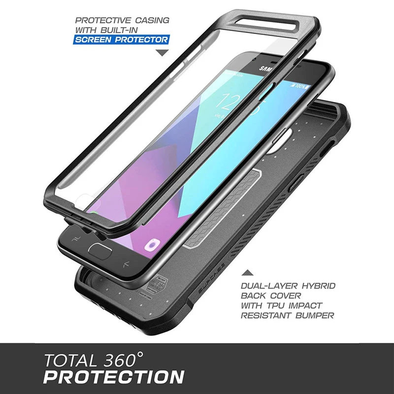 SUPCASE For Samsung Galaxy J7 2018 Case UB Pro Full-Body Rugged Holster with Built-in Screen Protector NOT Fit 2017 | Мобильные