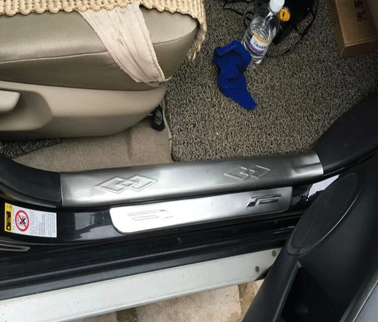 Для Toyota RAV4 2013 Нержавеющая сталь порога протектор педали Накладка для автомобиля Стайлинг