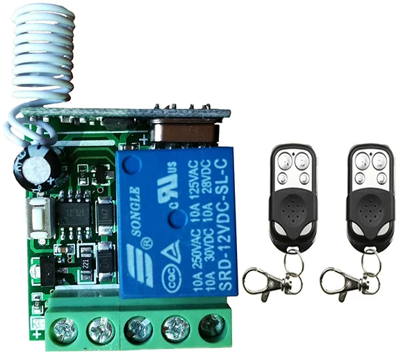 DC12V 1CH Беспроводной дистанционного Управление переключатель модуль приемника