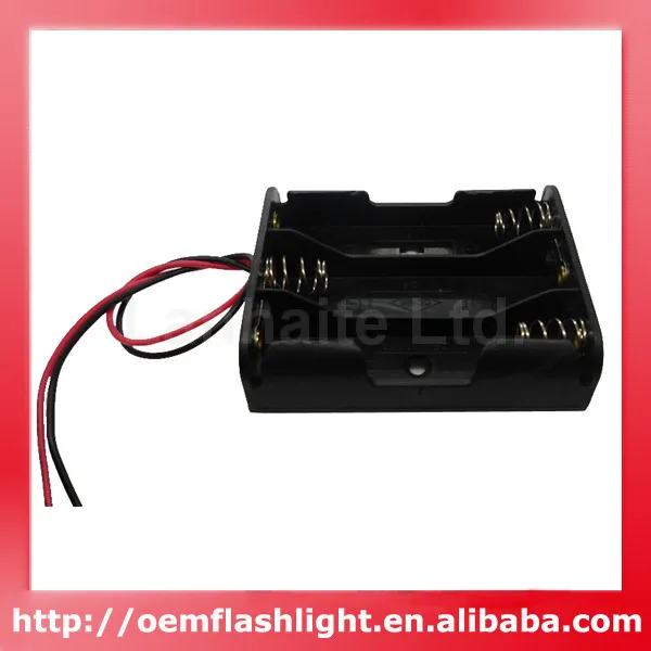 

4.5V 3 x AA Battery Holder Case with 16cm Leads