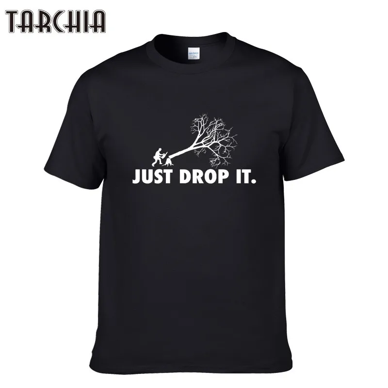 Футболка TARCHIA мужская с коротким рукавом модная брендовая люксовая хлопковая