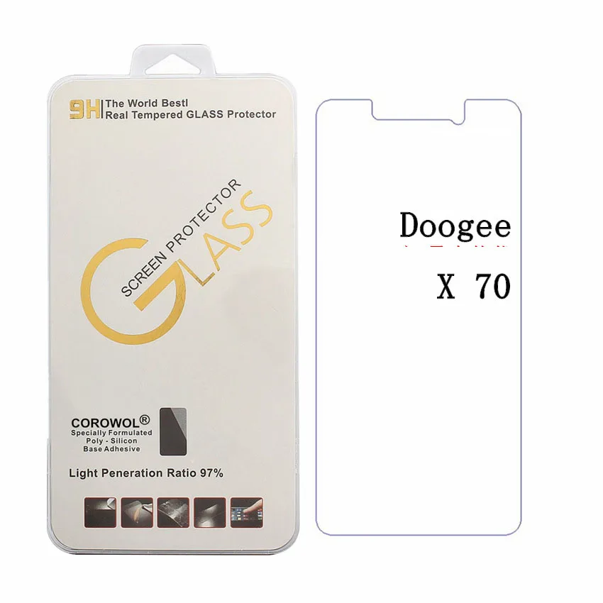 С уровнем твердости 9H Экран для защиты от дождя Для Doogee X11 X20 X50 X53 X55 X60L X60 L X70 X7 X90 Pro X9 мини X30 X30 L X30L закаленное Стекло телефон Плёнки