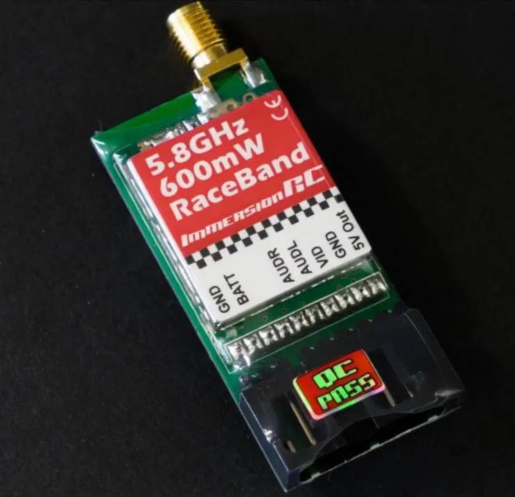Модуль видеопередатчика IRC ImmersionRC 5 8 ГГц 600 мВт для FatShark радиоуправляемого дрона с