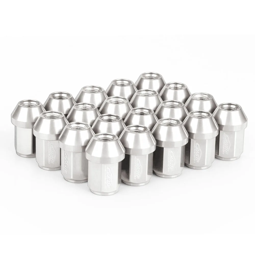 silver RASTP-M12x1.5/M12x1.25 гоночная тюнинг Колесные гайки кованые 7075-T6 алюминиевые колесные гайки 35 мм гайки RS-LN045 - Название цвета: silver