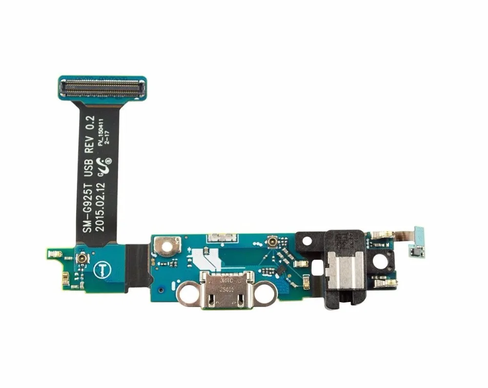Для Samsung Galaxy S6 Edge SM G925F G925A G925T G925I G925P G925R4 G9250 usb порт для зарядки микрофона гибкий