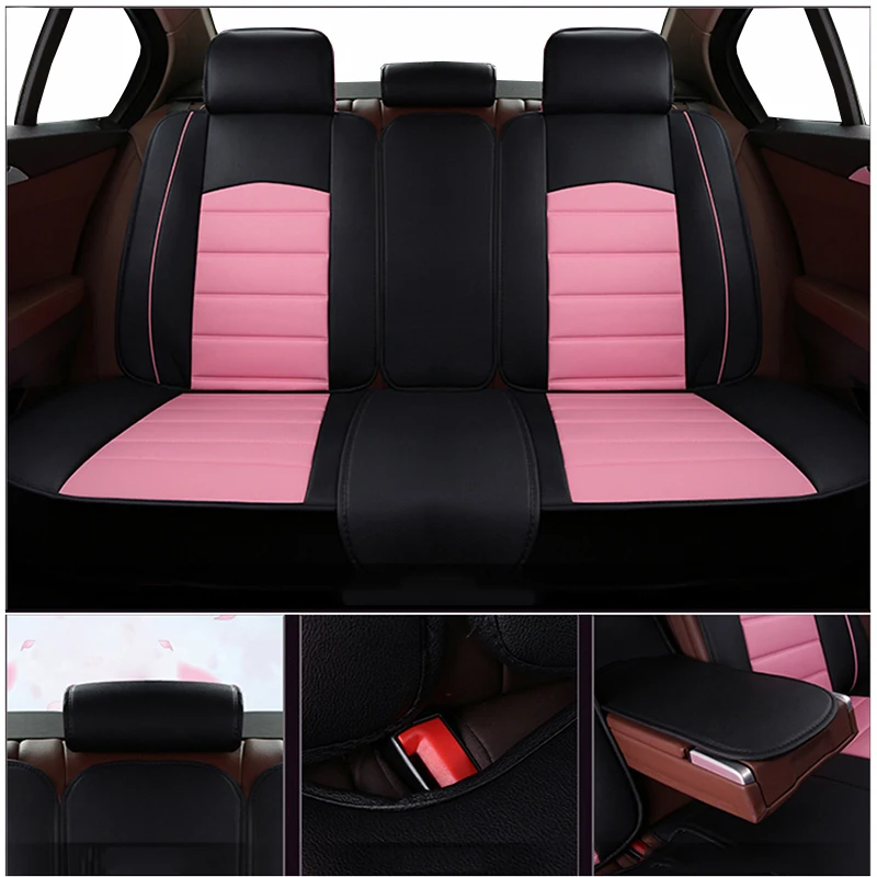 (Переднее и заднее) мультяшное кожаное автомобильное сиденье для LEXUS CT ES IS GS GX LX RX NX